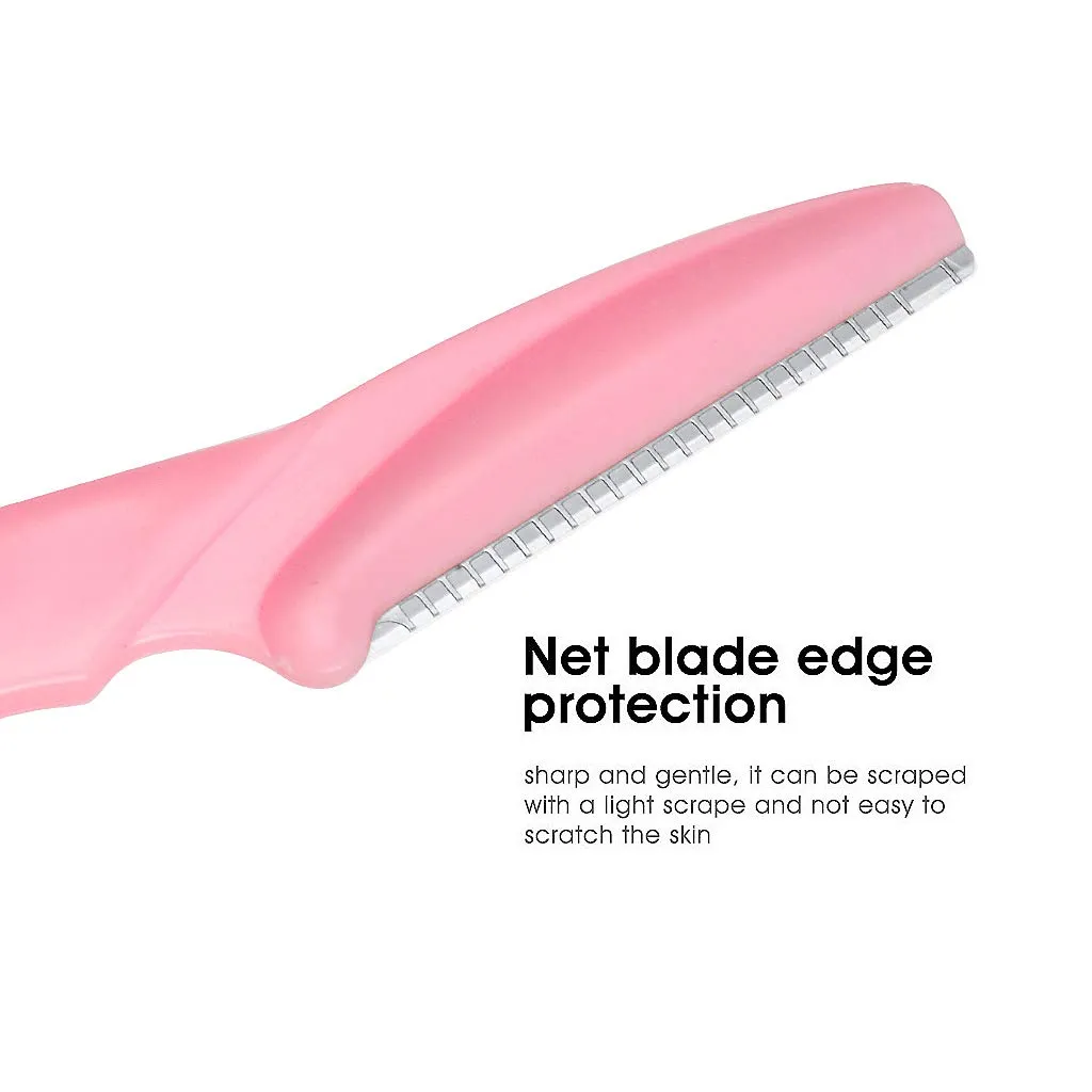 15 Pieces Eyebrow Razors Eyebrow Trimmer Portable Facial Hair Remover with Precision Cover for Women and Men