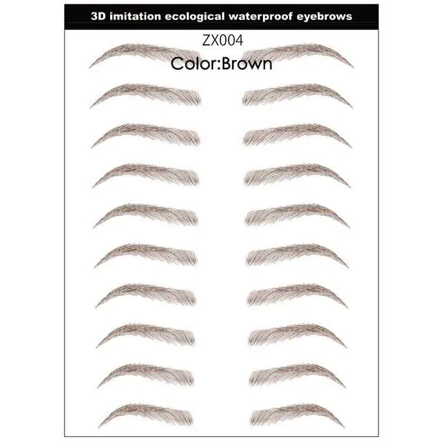 4D WATERPROOF LASTING EYEBROW TATTOO STICKER