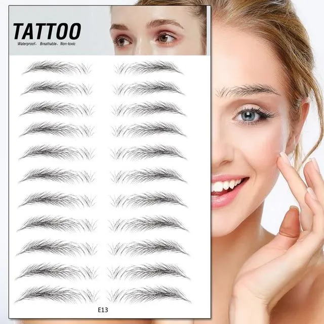 4D WATERPROOF LASTING EYEBROW TATTOO STICKER