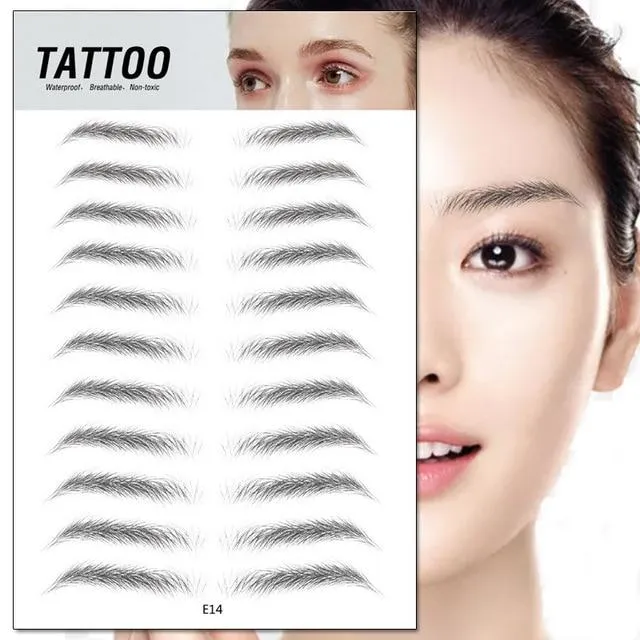 4D WATERPROOF LASTING EYEBROW TATTOO STICKER