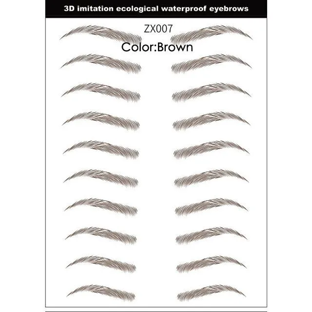 4D WATERPROOF LASTING EYEBROW TATTOO STICKER
