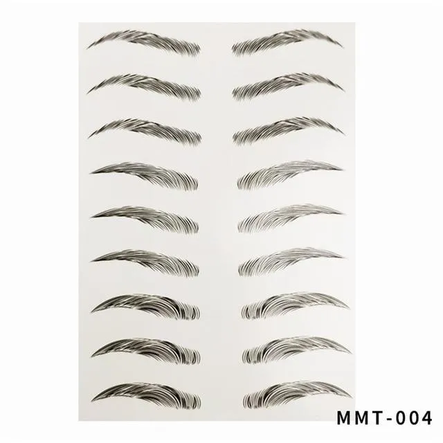 4D WATERPROOF LASTING EYEBROW TATTOO STICKER