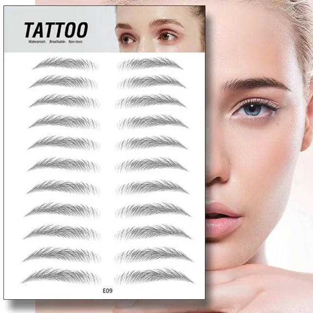 4D WATERPROOF LASTING EYEBROW TATTOO STICKER