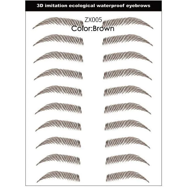 4D WATERPROOF LASTING EYEBROW TATTOO STICKER