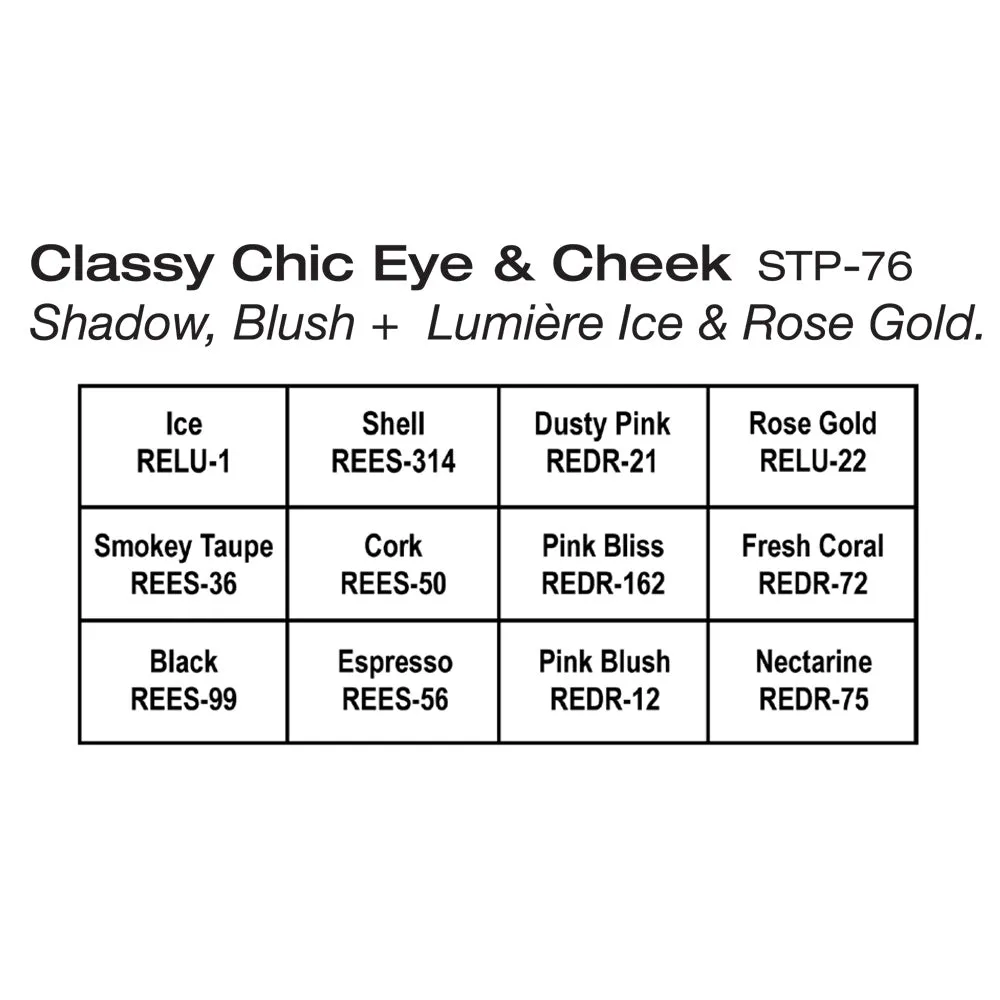 Ben Nye Studio Color Classy Chic Eye   Cheek (STP-76)