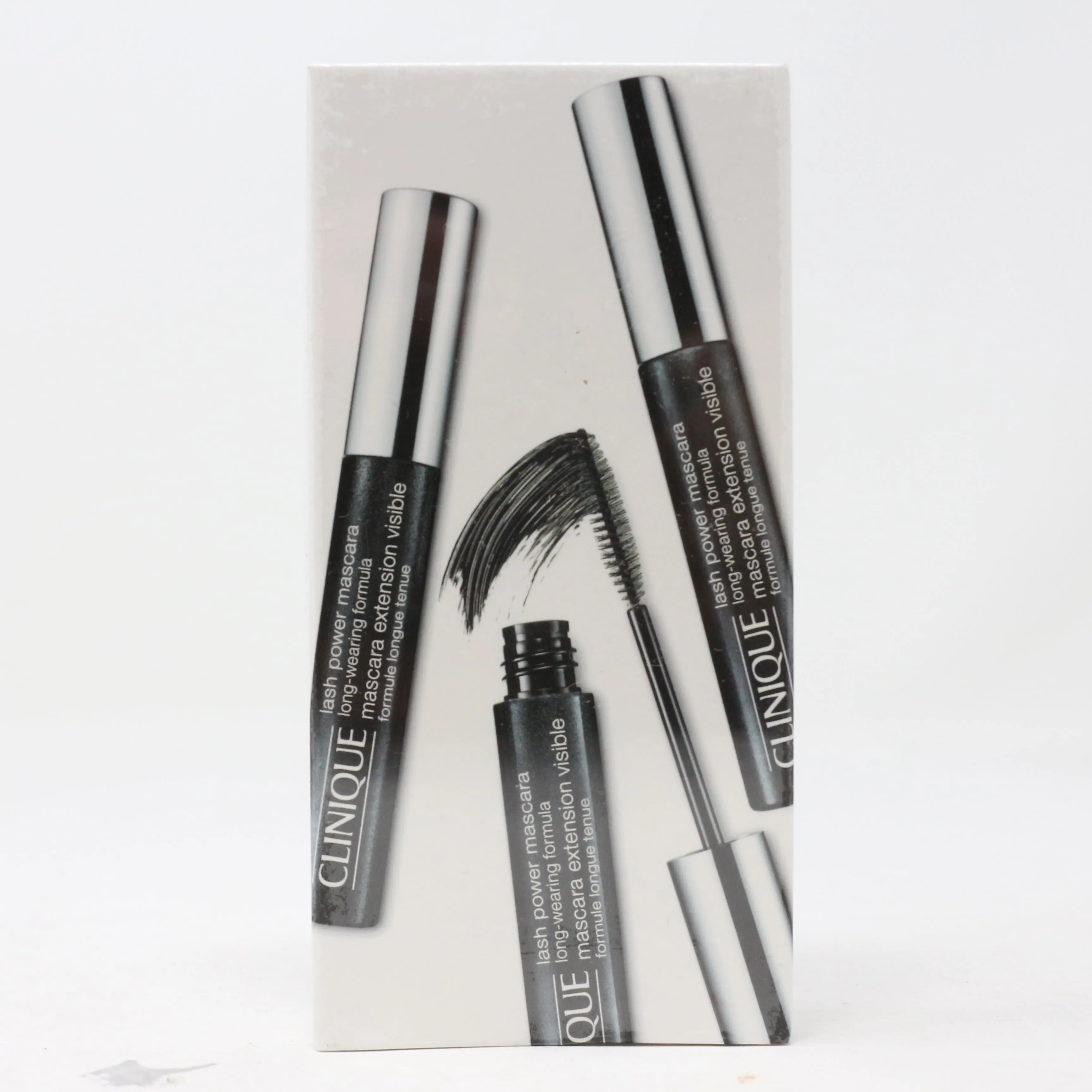 Clinique Lash Power Mascara Long-Wearing 3 X 0.21oz Black Onyx New In Box