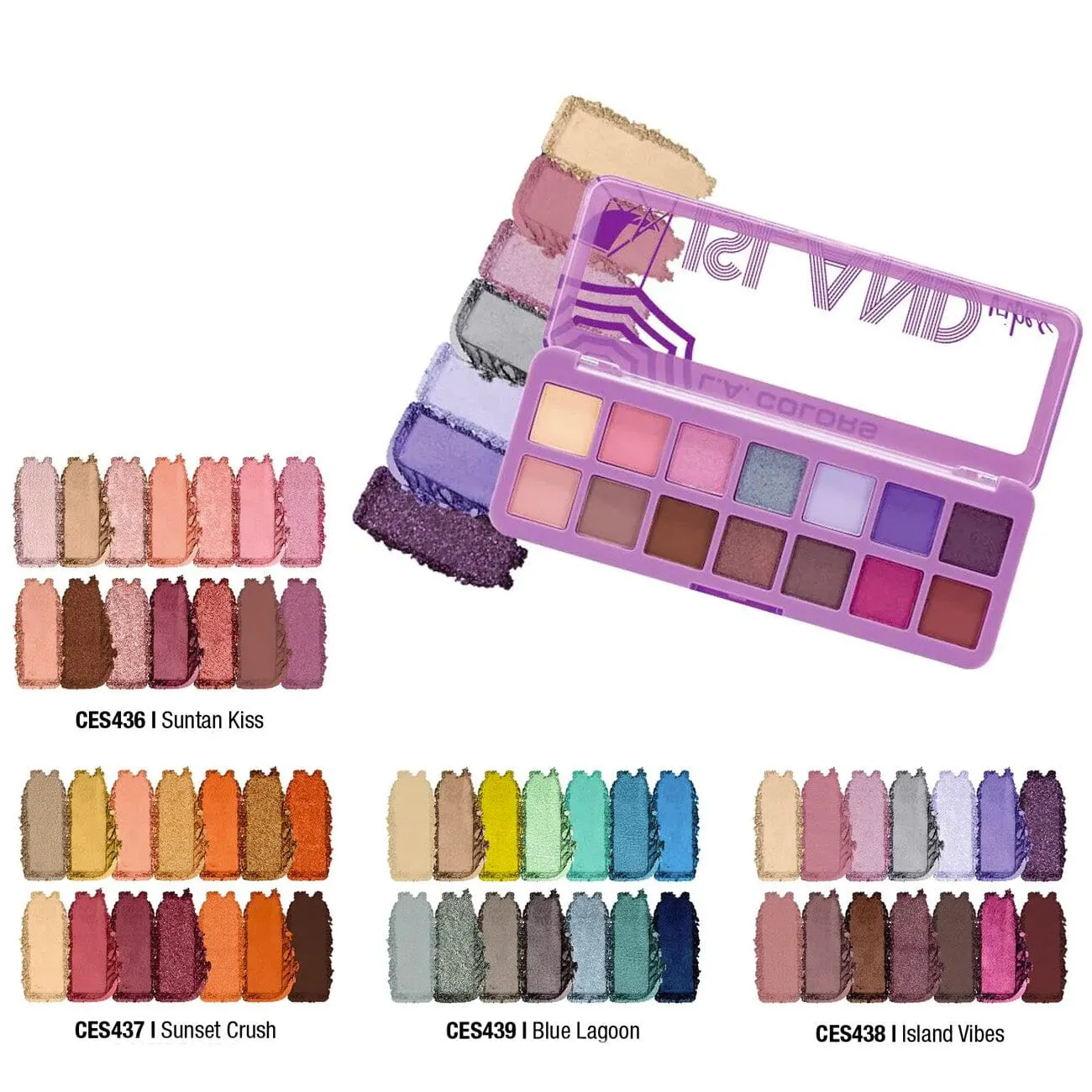Coastal Chill Eyeshadow 14 Color Palette (24 units)