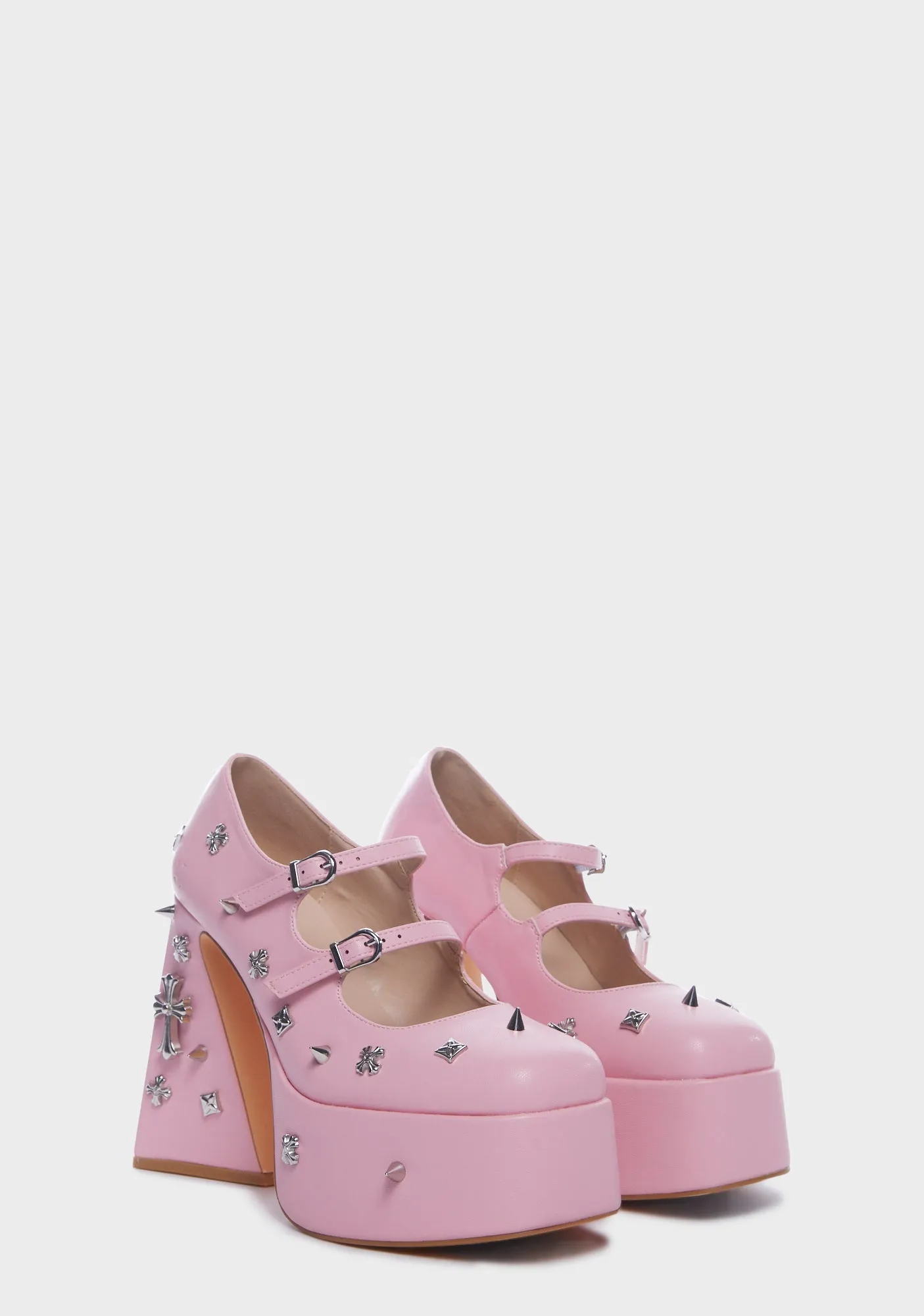 Devil Blushes Platform Heels