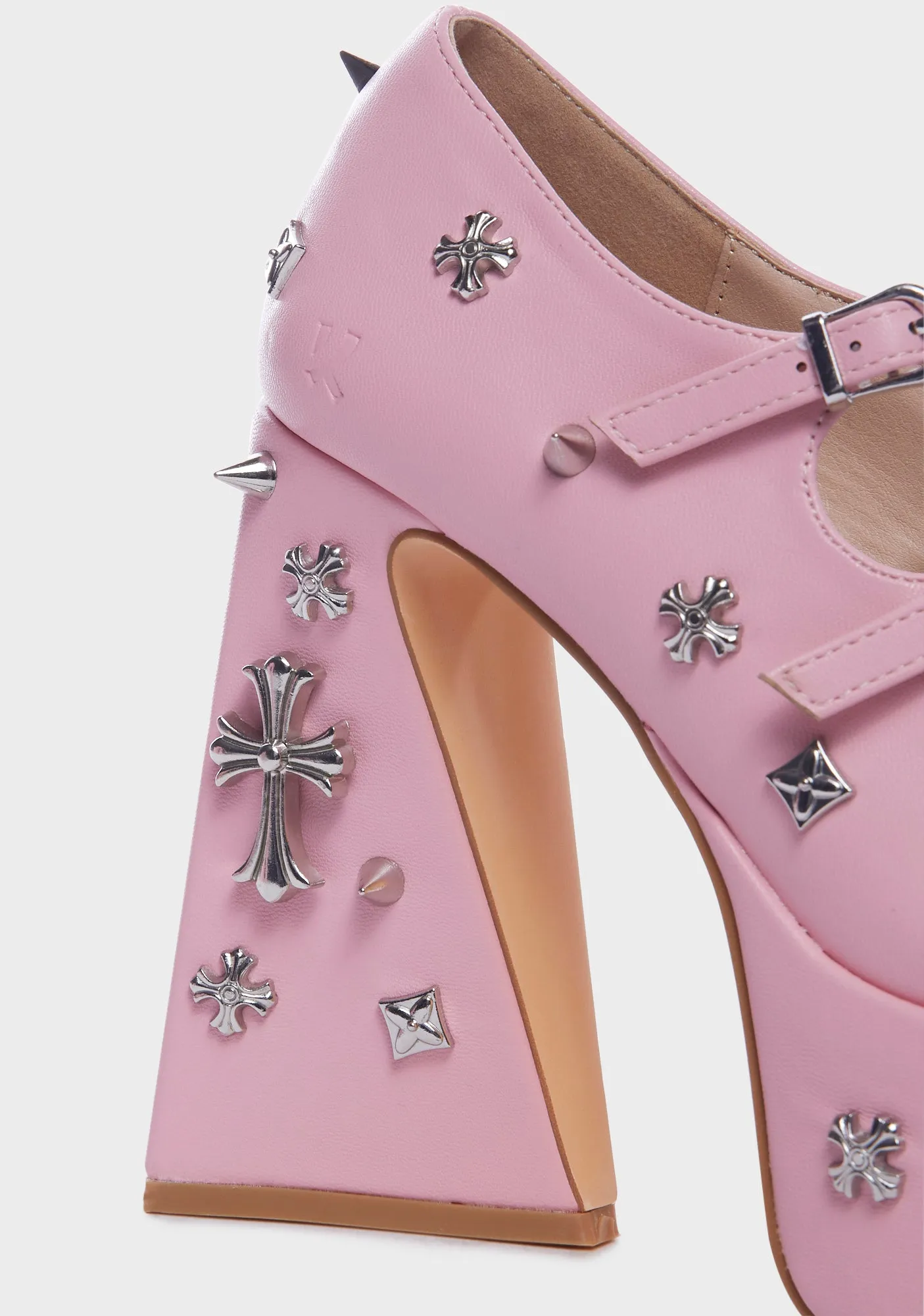 Devil Blushes Platform Heels