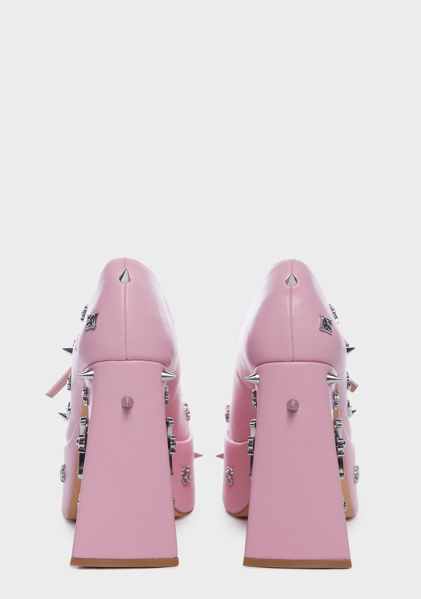 Devil Blushes Platform Heels