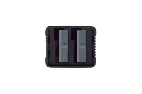 Dual Cosmetic Pencil Sharpener, Black