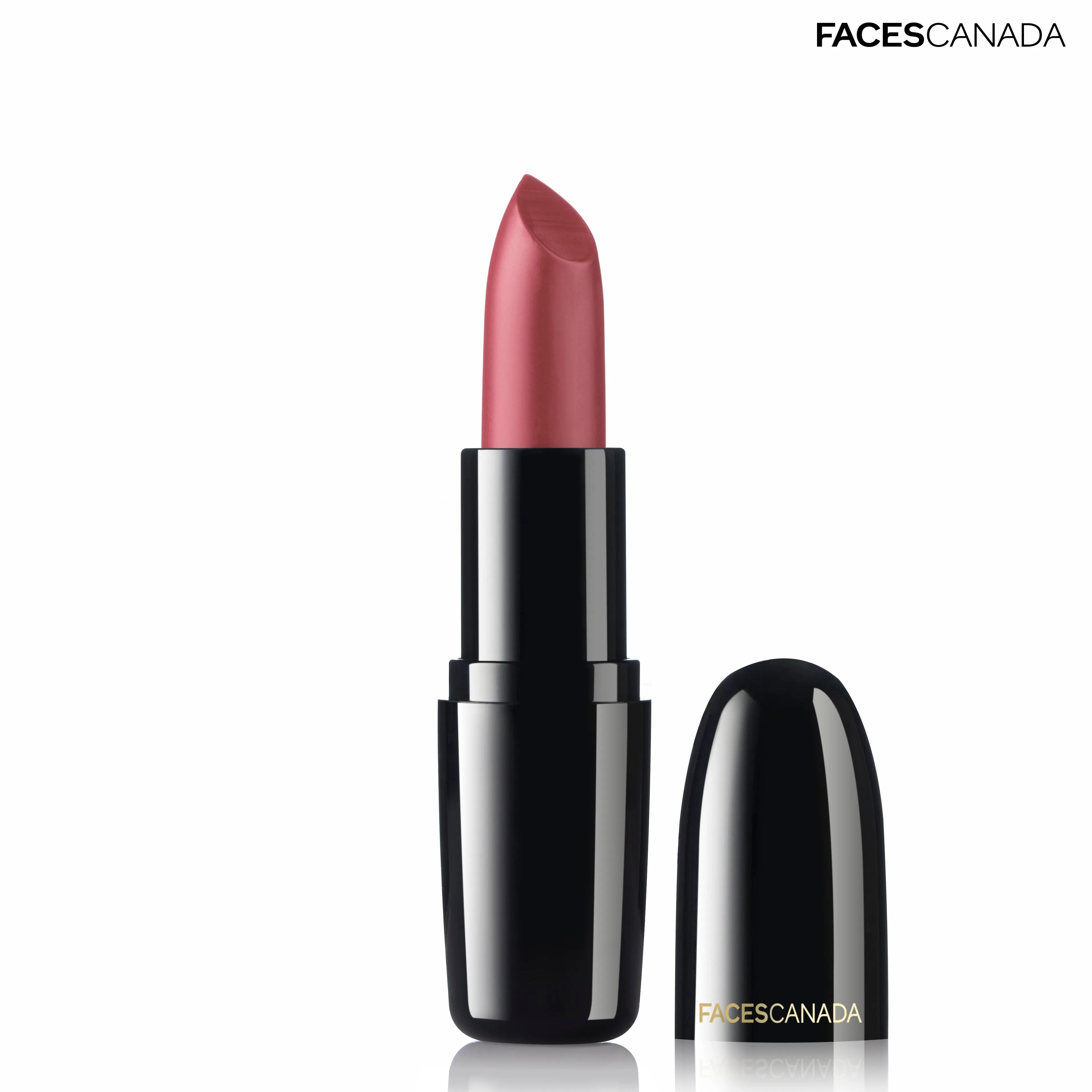 Faces Canada Weightless Creme Lipstick |Jojoba & Almond Oil | Highly pigmented | Smooth One Stroke Color | Keeps Lips Moisturized | Plum Peach 4g