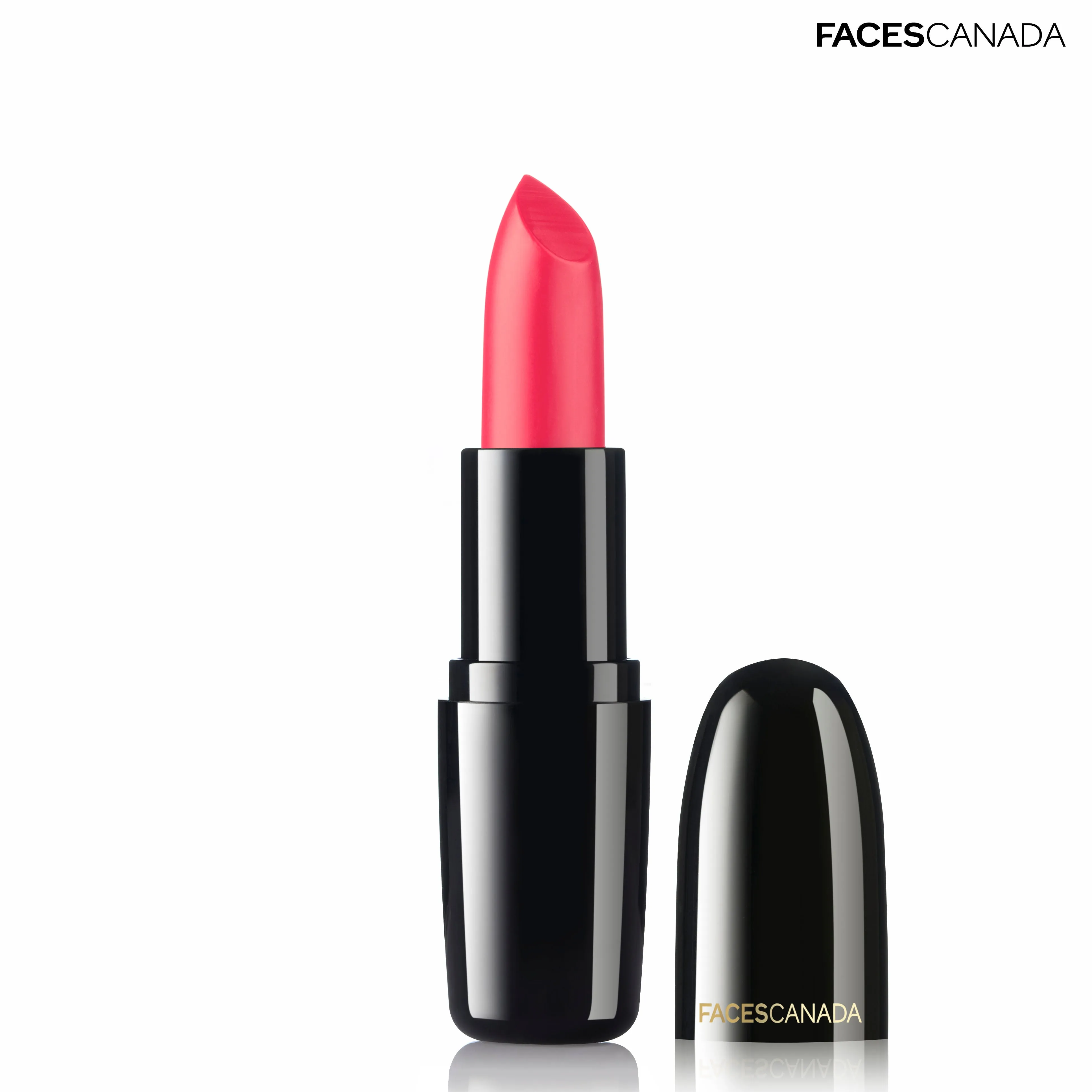 Faces Canada Weightless Creme Lipstick |Jojoba & Almond Oil | Highly pigmented | Smooth One Stroke Color | Keeps Lips Moisturized | Pretty Pink 4g