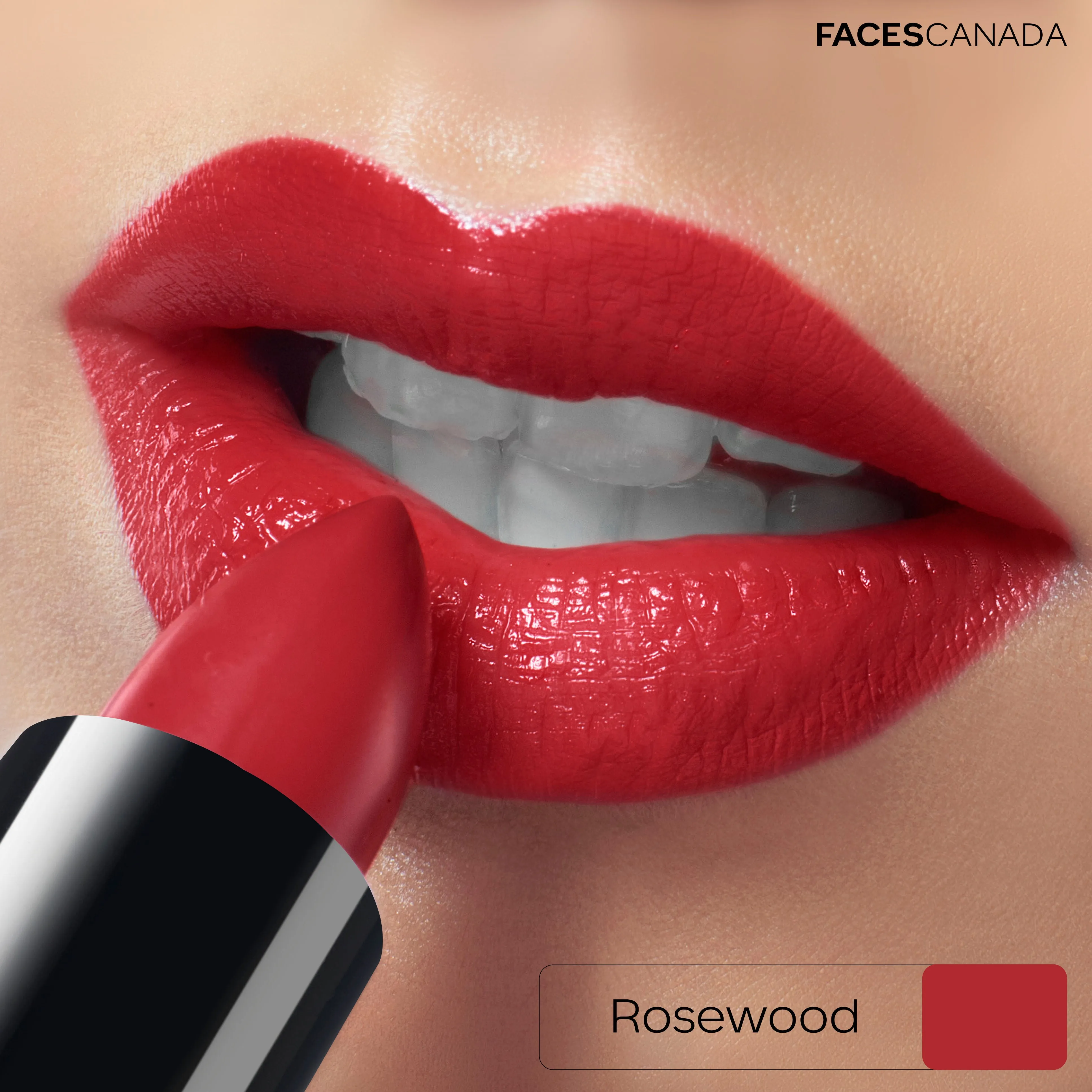 Faces Canada Weightless Creme Lipstick |Jojoba and Almond Oil enriched | Highly pigmented | Smooth One Stroke Color | Rosewood 4g