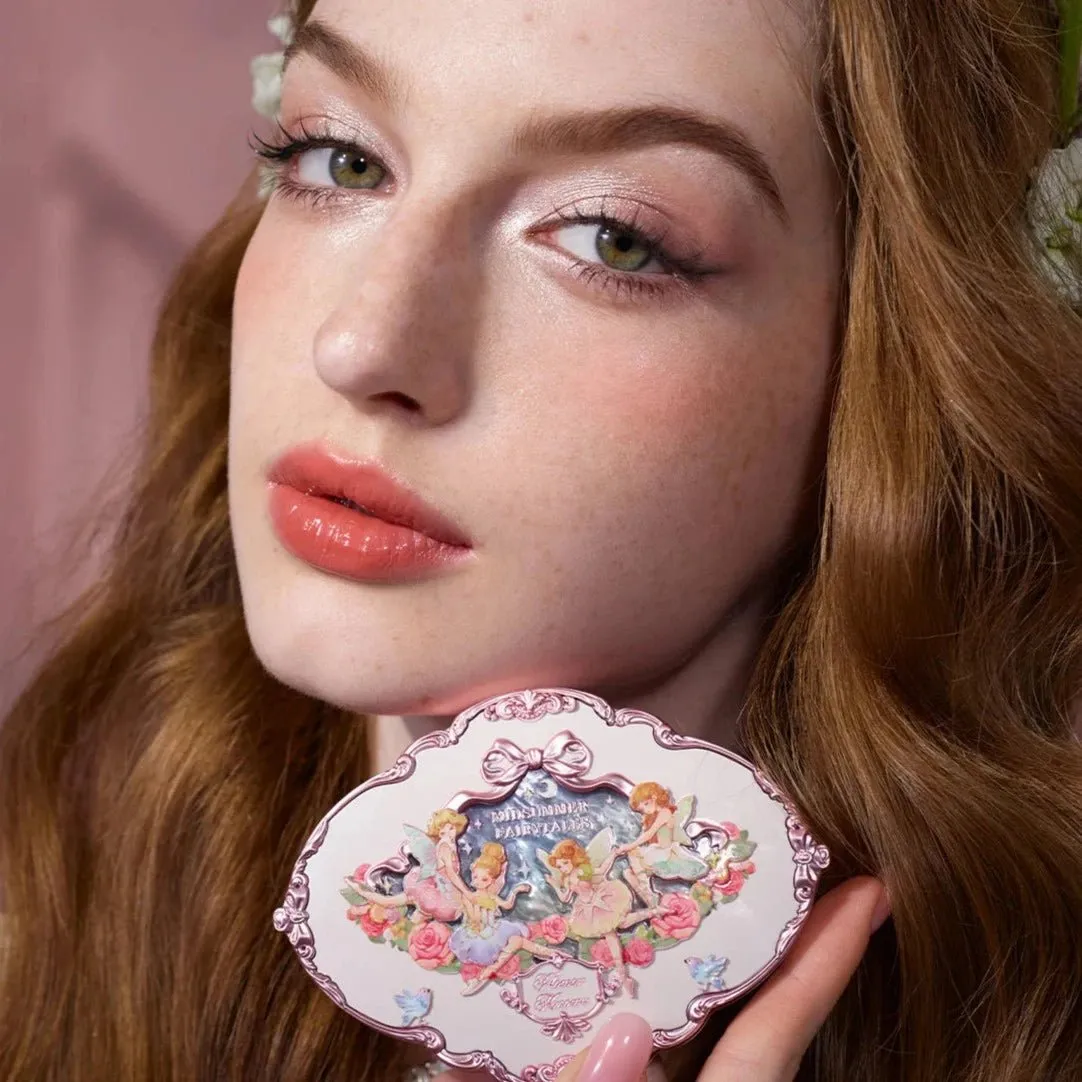 Flower Knows Midsummer Fairytales Collection Embossed Five-Color Makeup Palette 01 Hazel Fawn