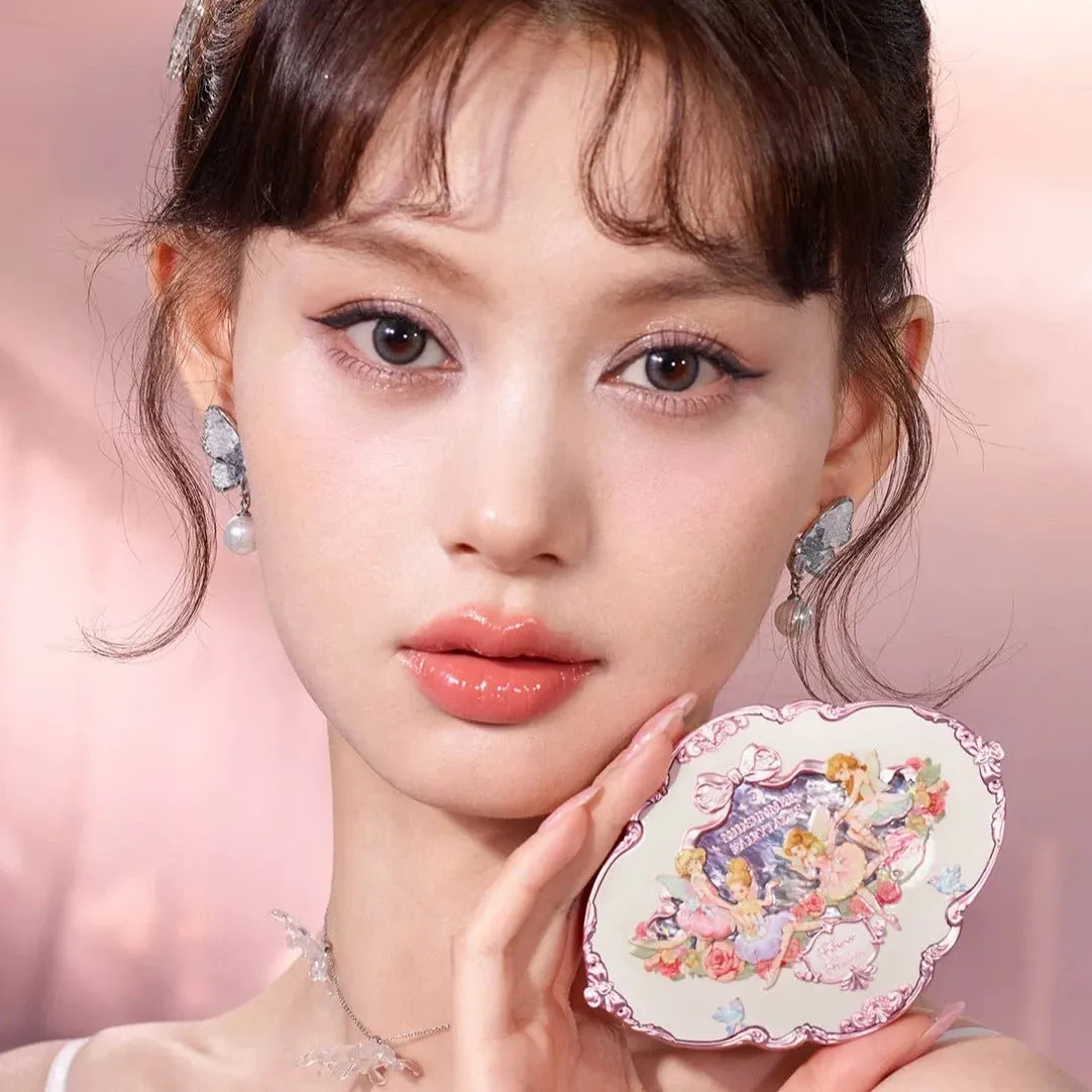 Flower Knows Midsummer Fairytales Collection Embossed Five-Color Makeup Palette 01 Hazel Fawn