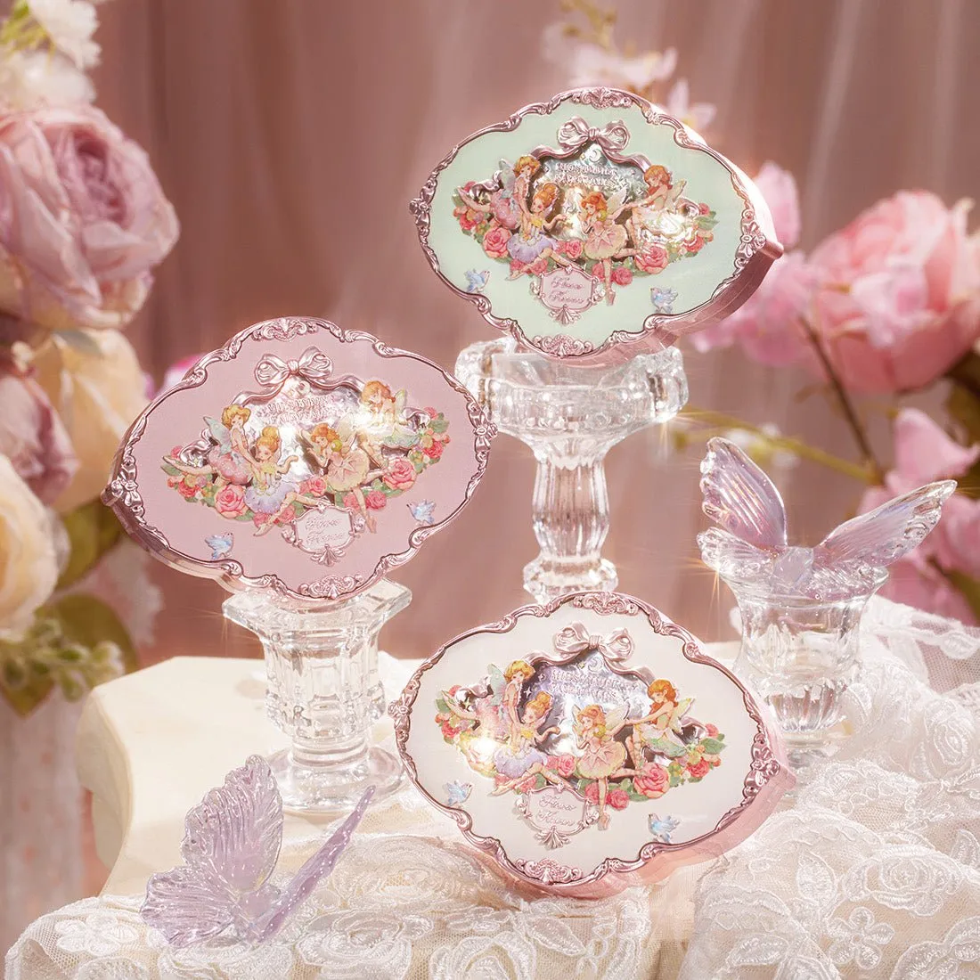 Flower Knows Midsummer Fairytales Collection Embossed Five-Color Makeup Palette 03 Fairy Melody