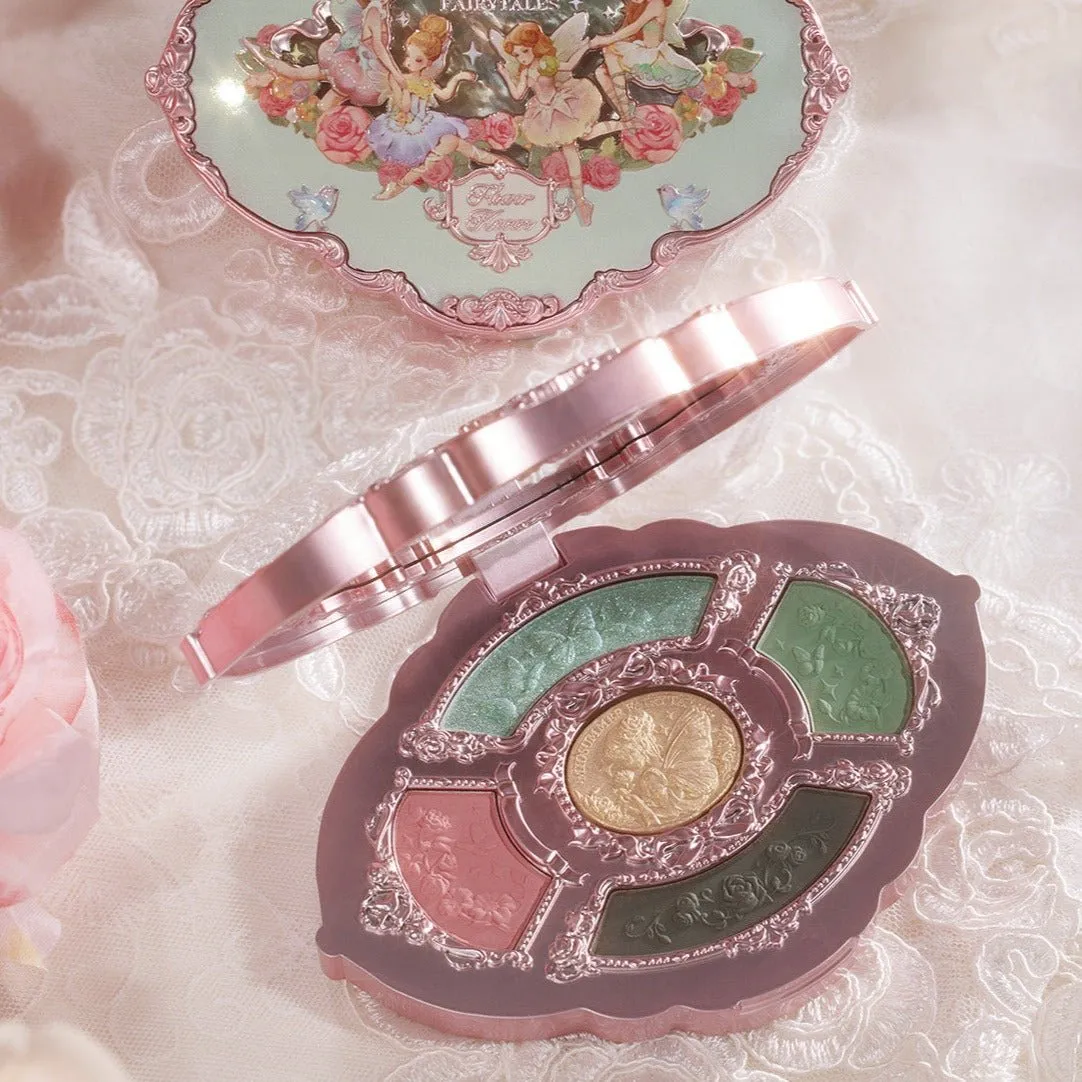 Flower Knows Midsummer Fairytales Collection Embossed Five-Color Makeup Palette 03 Fairy Melody