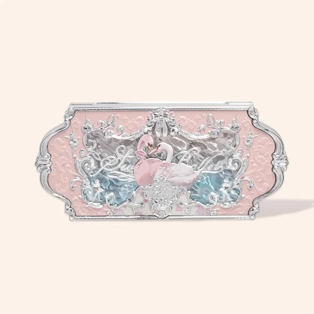 Flower Knows Swan Ballet Series Six Color Eyeshadow 03 Pink Swan