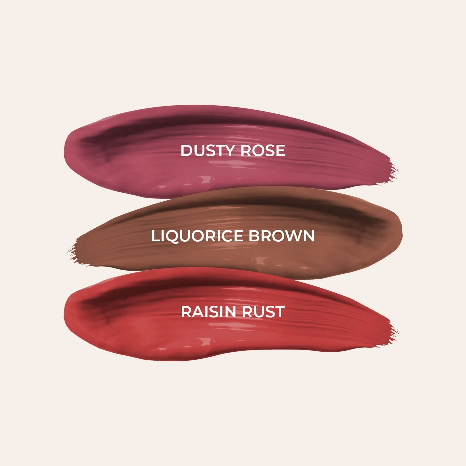 Full-Size Herb Enriched Matte Liquid Lipstick Kit - Set of 3