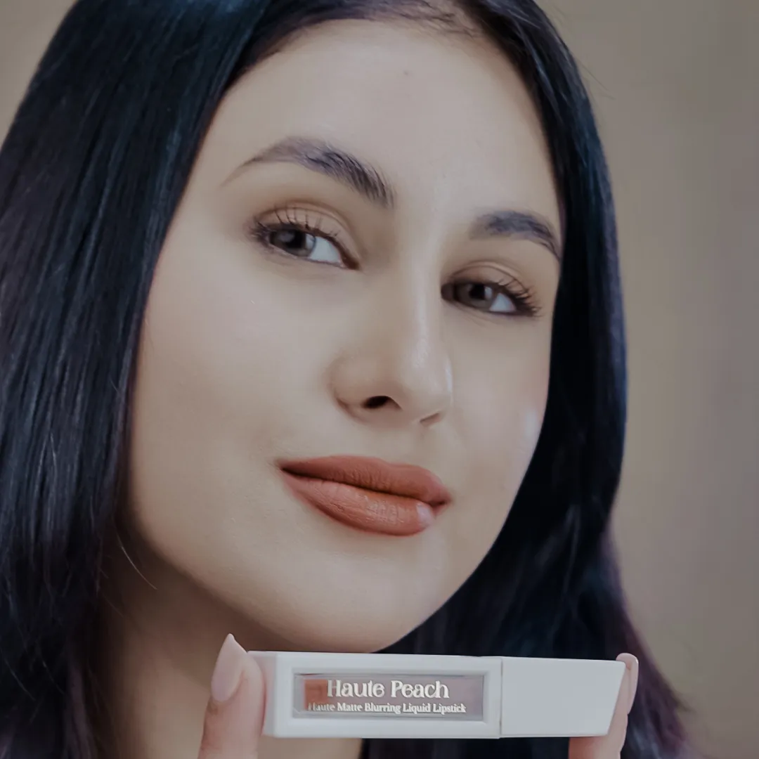 Haute Peach: Haute Matte Blurring Liquid Lipstick