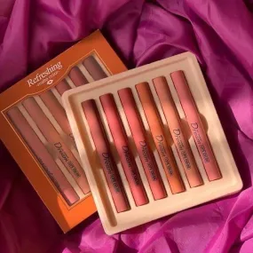 Heng Fang - 6 Color Refreshing Dream Velvet Lipsticks