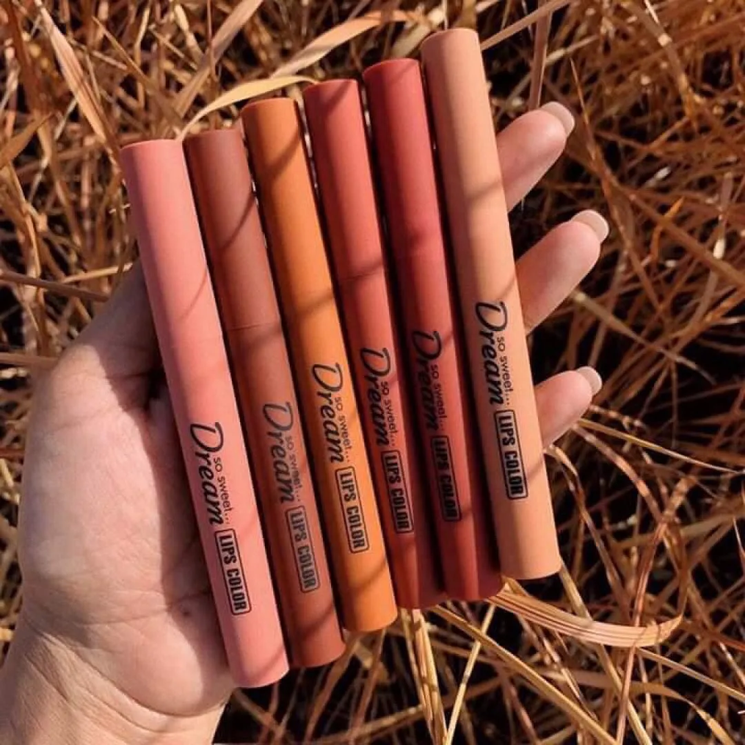 Heng Fang - 6 Color Refreshing Dream Velvet Lipsticks