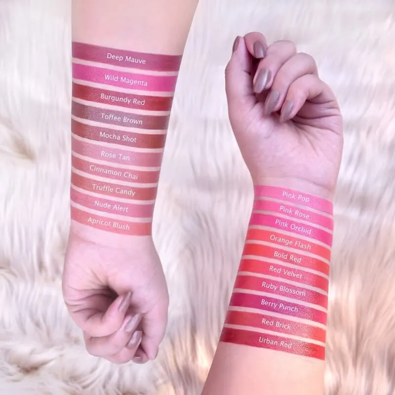 Iba Pure Lips Long Stay Matte Lipstick-M02 Mocha Shot