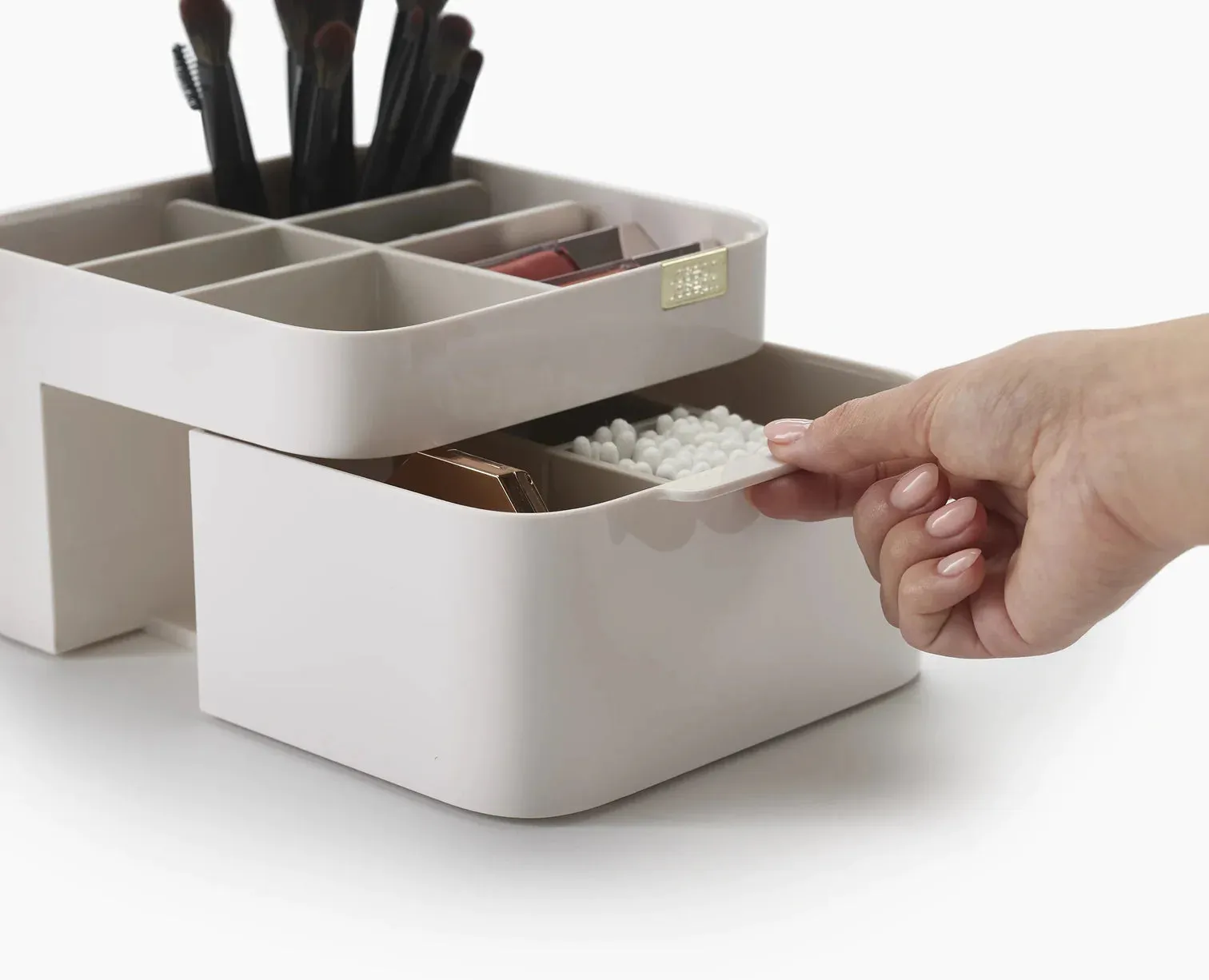 Joseph Joseph, Make Me Up Compact Mirror & Makeup Organiser Set