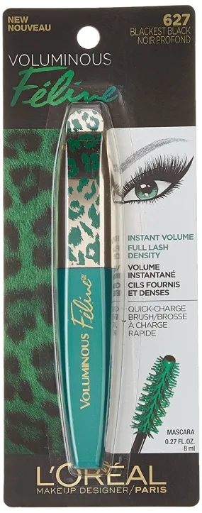 L'Oréal Paris Voluminous Feline Noir Washable Mascara,