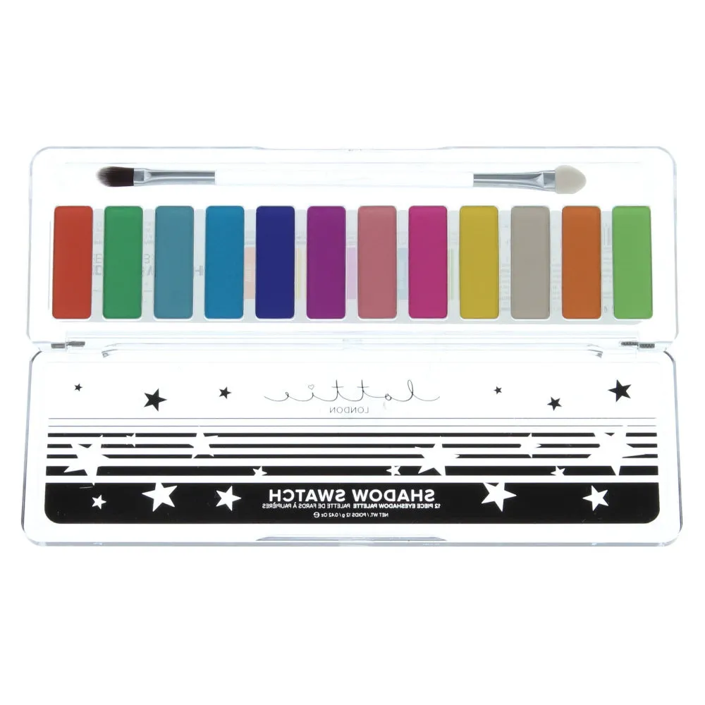 Lottie London Shadow Swatch The Rainbows Eye Shadow Palette