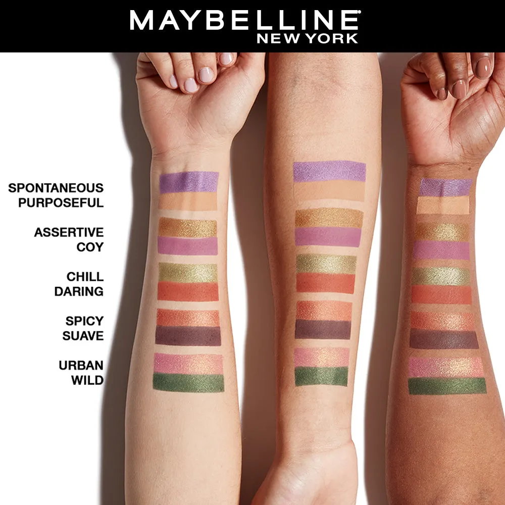 Maybelline Color Rivals Shadow Longwear Duo Eyeshadow Palette: Spicy x Suave , 3g