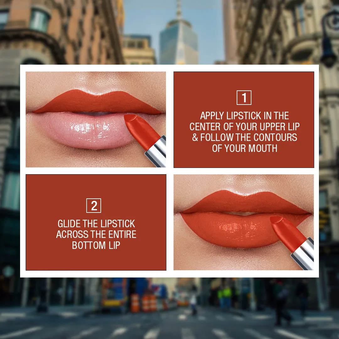 Maybelline New York Color Sensational Creamy Matte Lipstick, 674 Madison Red, 3.9g
