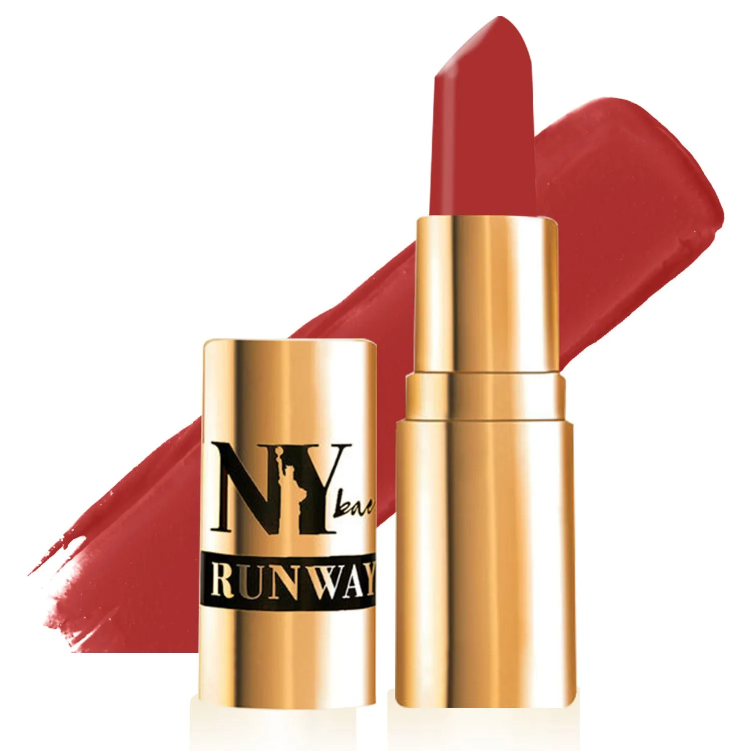 NY Bae Argan Oil Infused Matte Lipstick Runway Range Red - Passe 8 (4.5 g)