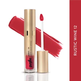 Purplle Always - On Matte Liquid Lipstick - Rustic Wine 12(6.5ml)