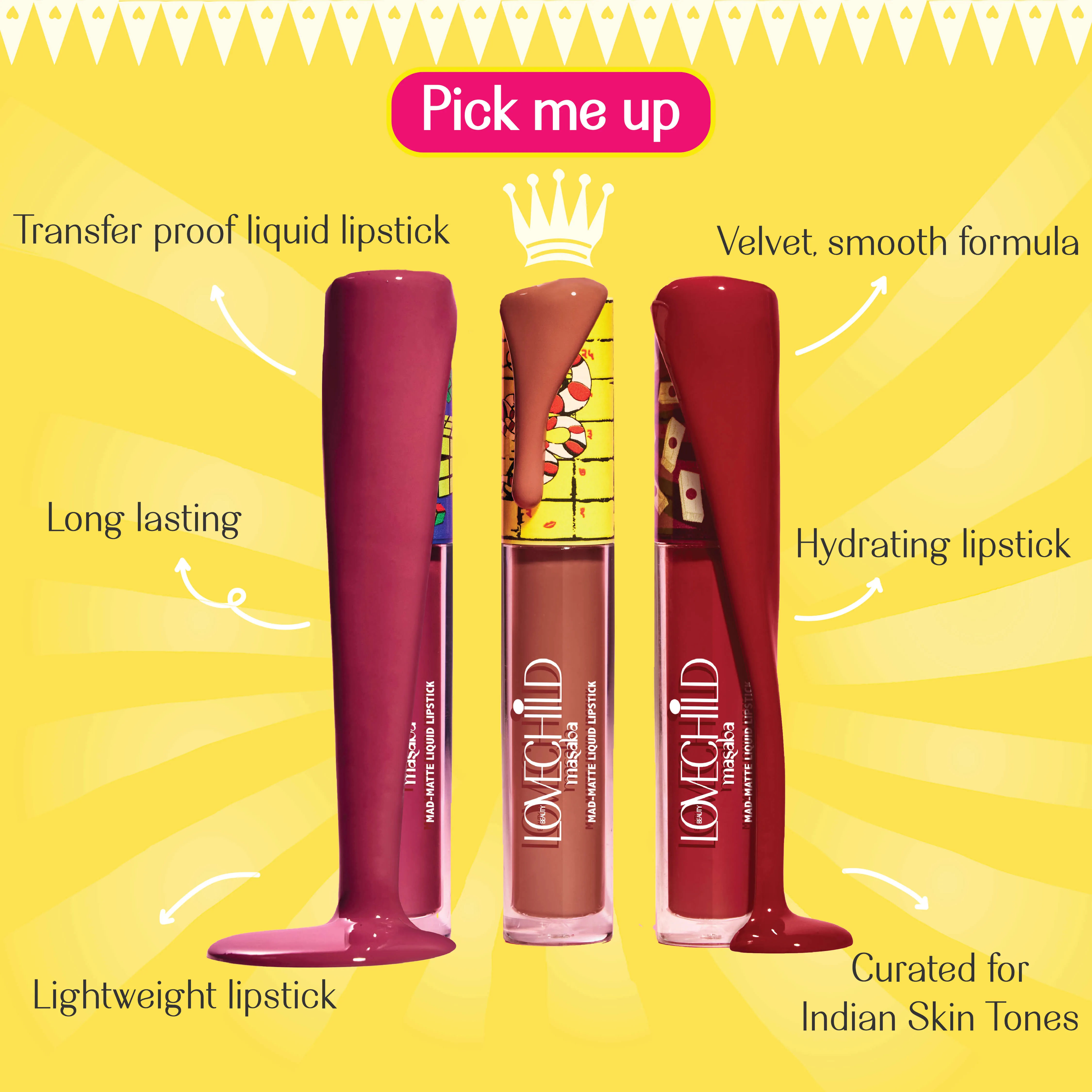 Rani- Game On! Mad-Matte Liquid Lipstick  (Blue Toned Red) Transfer-proof