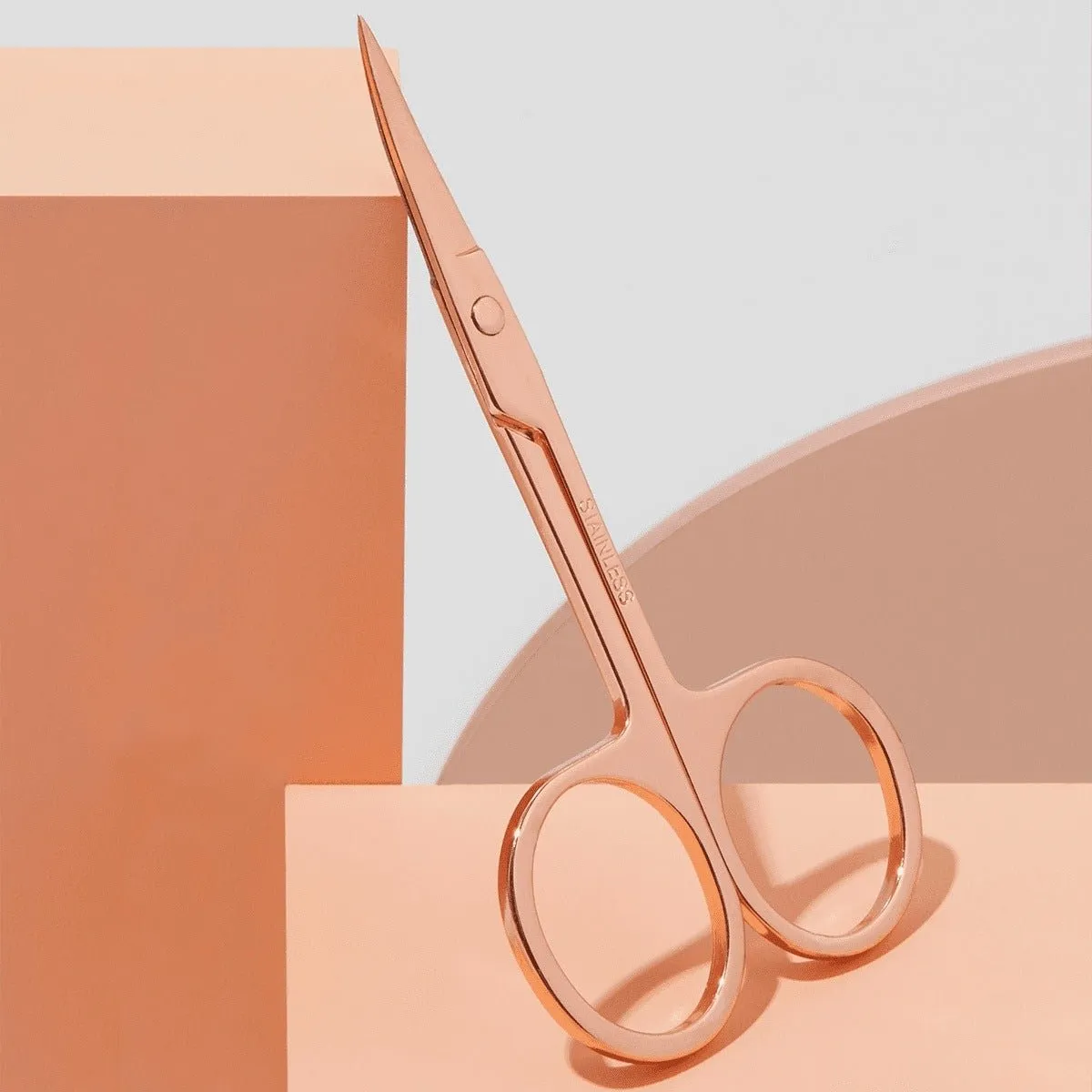 Rose Gold Precision Lash & Brow Scissors