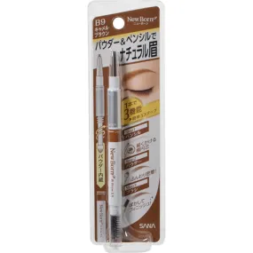 Sana New Born Eyebrow Mascara And Pencil Camel Brown