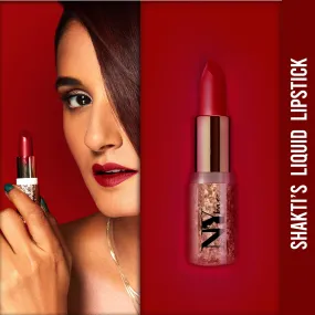 Shakti By NY Bae Creamy Matte Lipstick - Ball Change 18 (4.2 g) | Red | Bold Matte Finish | Rich Colour Payoff | Long lasting | Smooth Application | Nourishing | Cruelty & Paraben Free