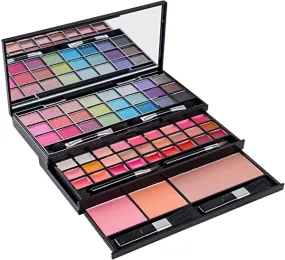 SHANY Classy & Sassy All-in-One Makeup Kit with Mirror, Applicators, 24 Eye Shadows, 18 Lip Glosses, 2 Blushes, and 1 Bronzer.