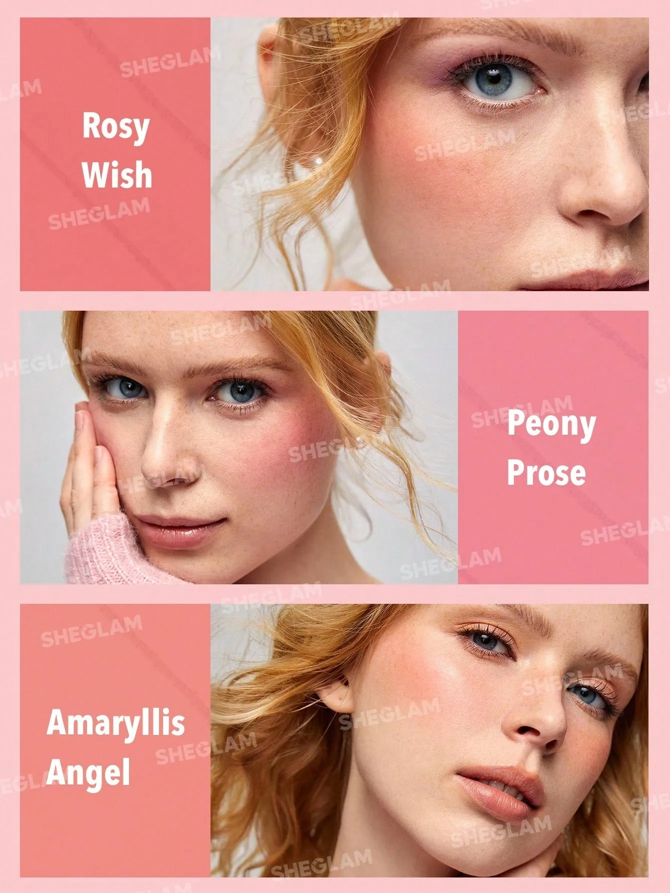 SHEGLAM Floral Flush Blush Palette 6-Color Pressed Powder
