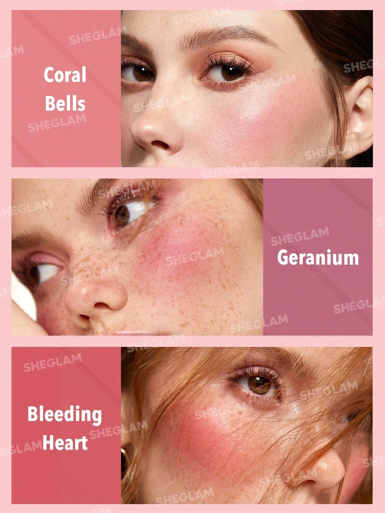 SHEGLAM Floral Flush Blush Palette 6-Color Pressed Powder