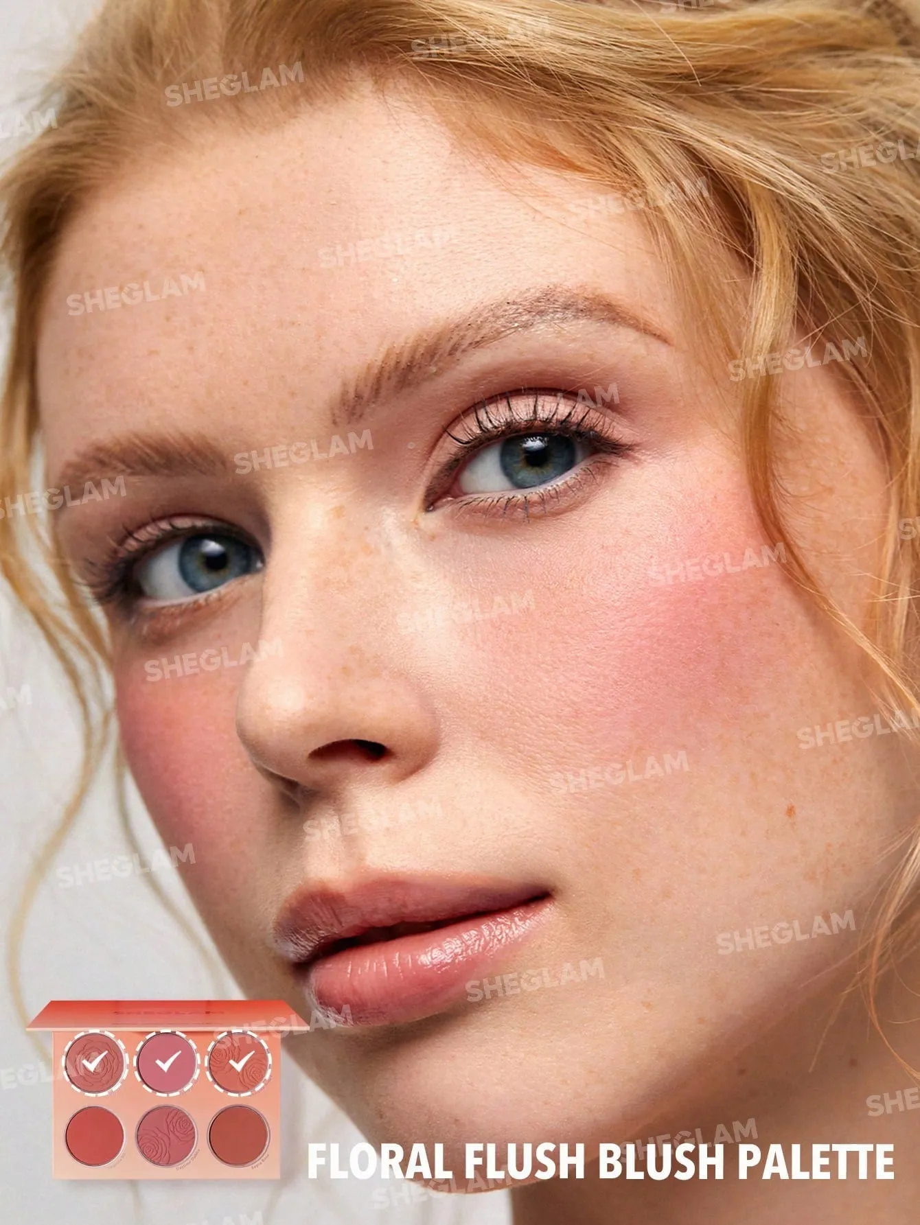 SHEGLAM Floral Flush Blush Palette 6-Color Pressed Powder