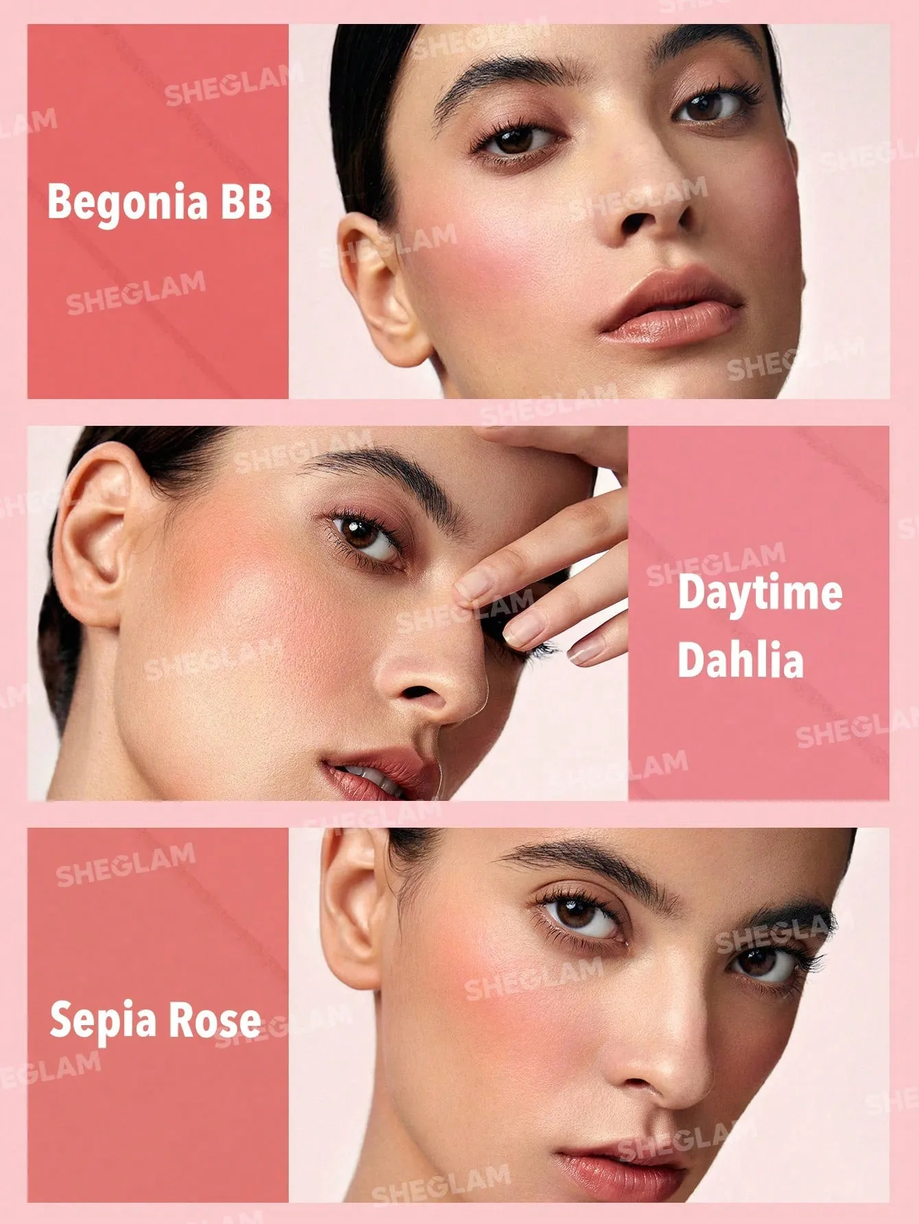 SHEGLAM Floral Flush Blush Palette 6-Color Pressed Powder