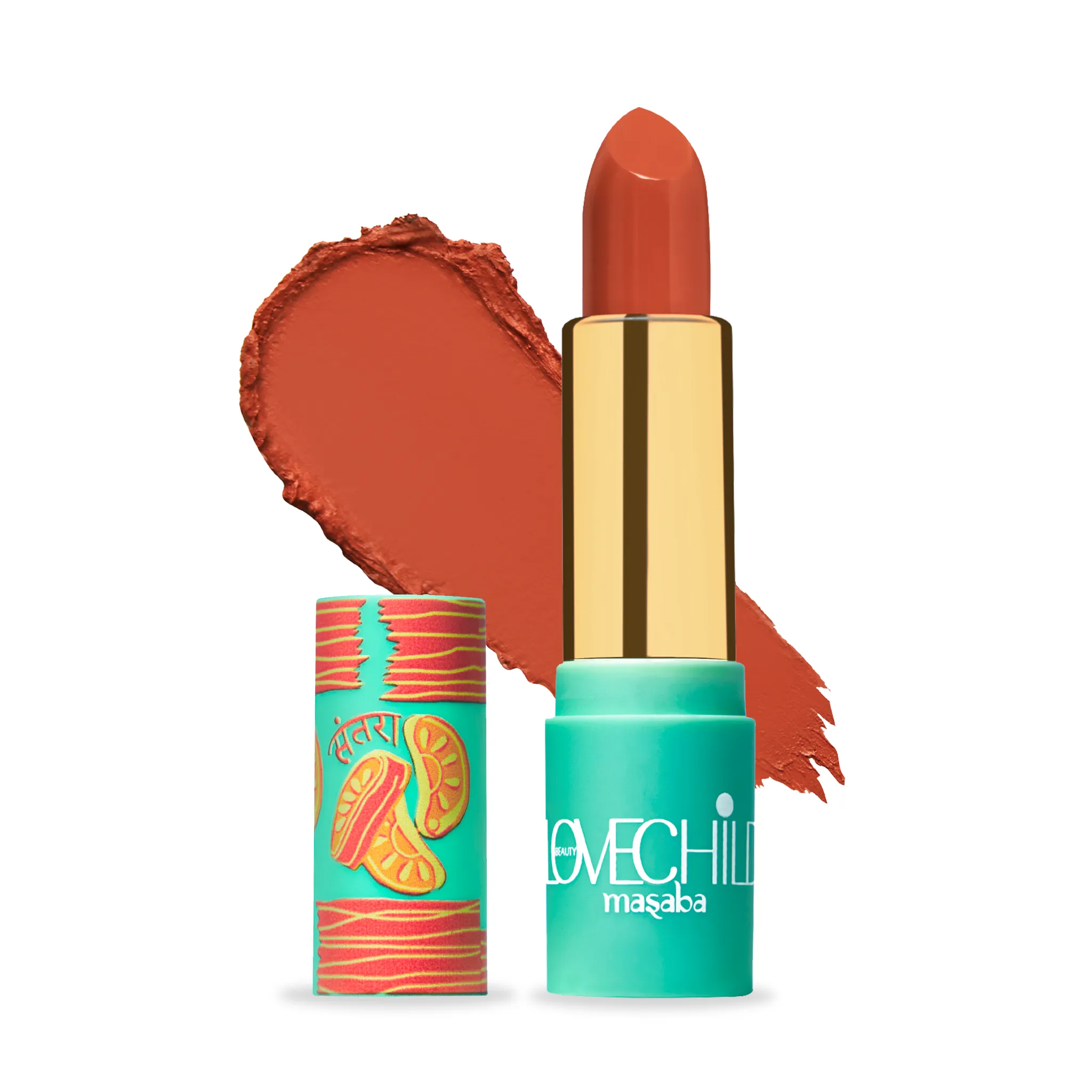 Sour-casm- Luxe-Matte Lipstick  (Rustic Orange) Velvet Matte Finish