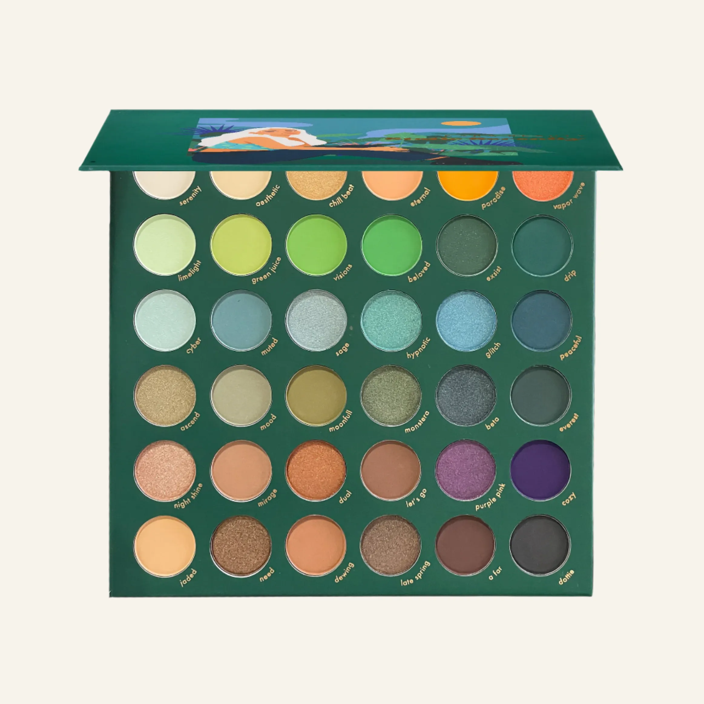 'Static Serenity' Creative Beauty Palette